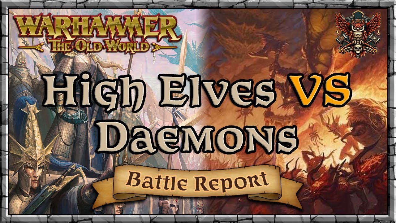 High Elves vs Daemons - Objective Scenario | Battle Report | Warhammer | Old World Legends Show