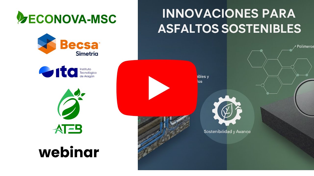 WEBINAR ECONOVA Innovaciones para asfaltos sostenibles .