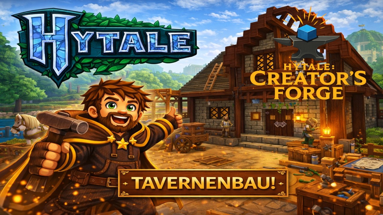🏹 Hytale Creators Forge #007 🏹 - Ich beginne Heute mit dem Bau eines Gasthauses / Taverne