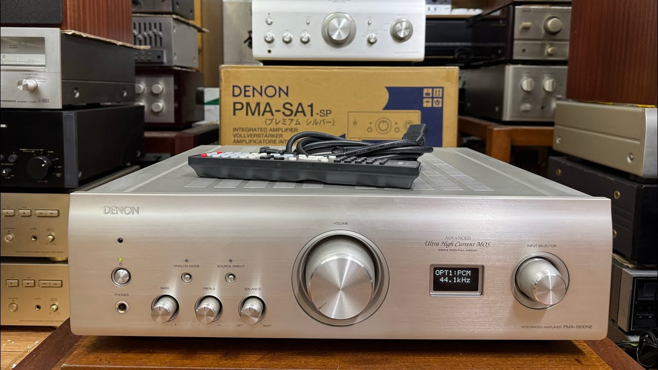 Ampli Denon Pma-1600NE đẹp như mới, DAC giải mã nhạc số 32bit. Lh e Trí 0903.747.111.