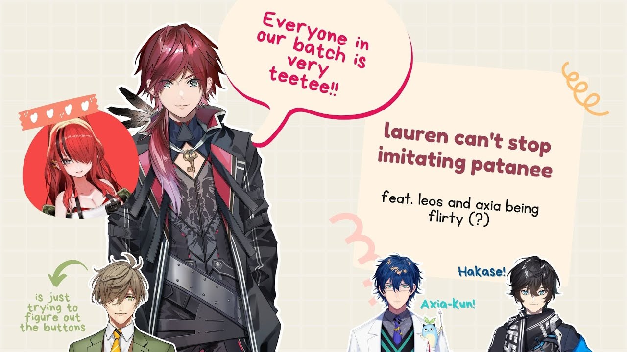 (eng sub) lauren can't stop imitating patanee (feat leos and axia flirting?)
