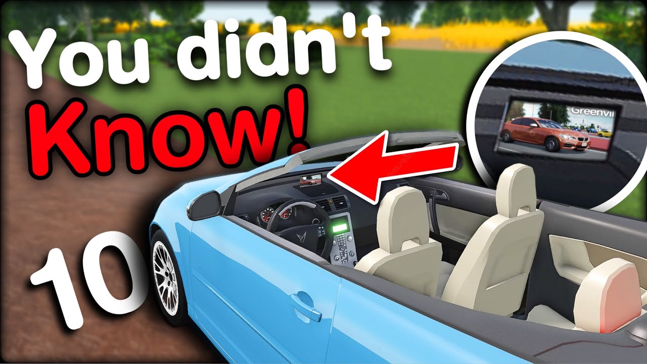 10 функций автомобилей в Greenville Roblox, о которых вы могли не знать! (Greenville Roblox(