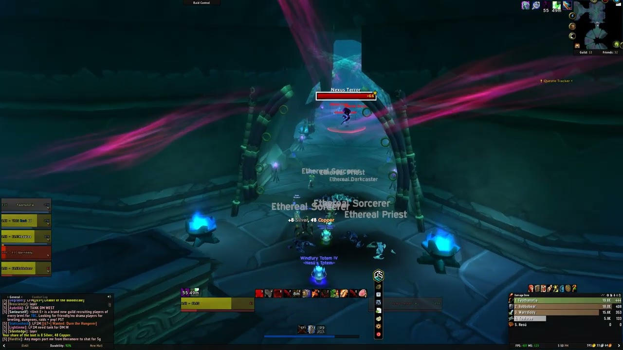 TBC Classic Prot Warrior Tank Mana Tombs