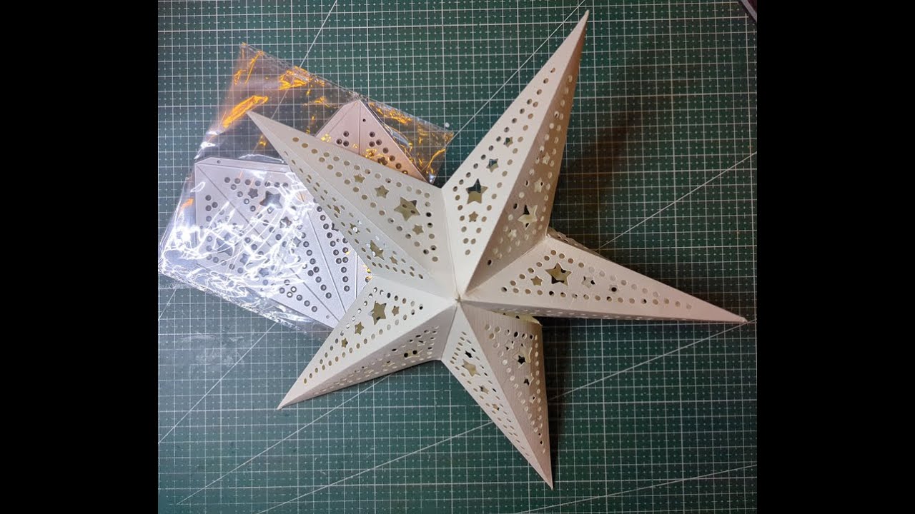 Test der Temu Stanze: 3D Stern  - ich habe es nicht geschafft 😒🤬