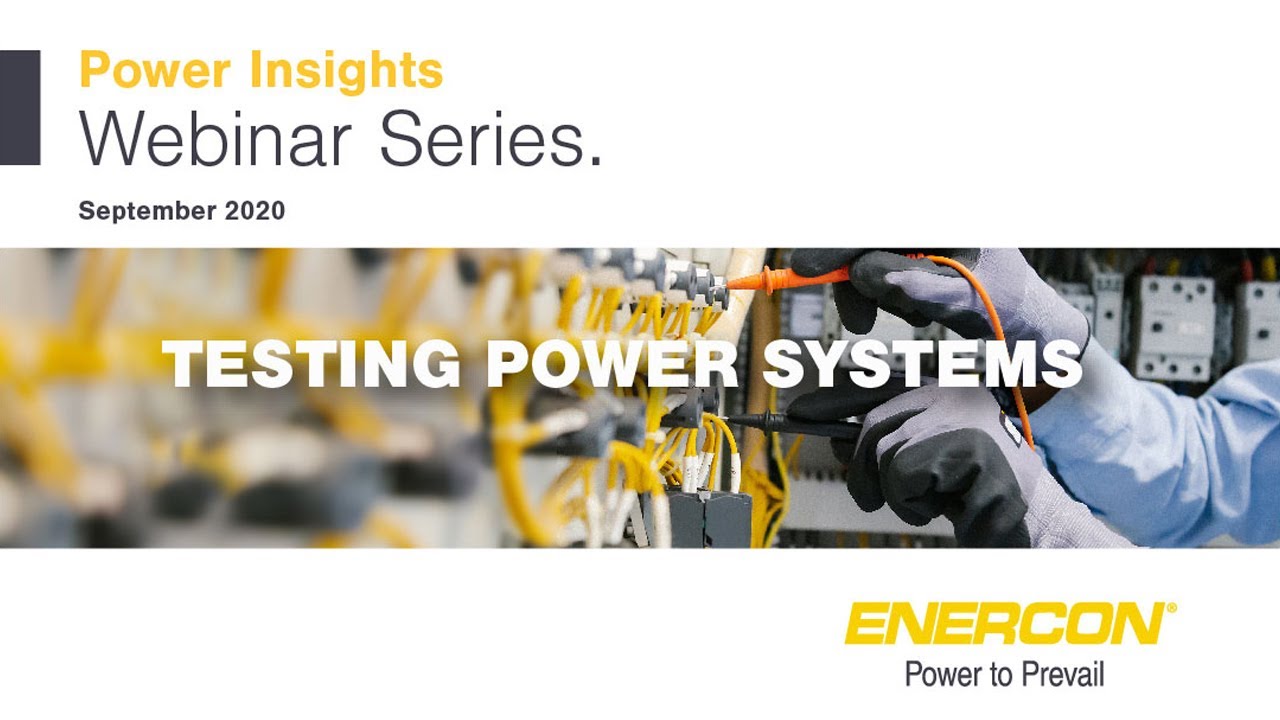Testing Power Systems