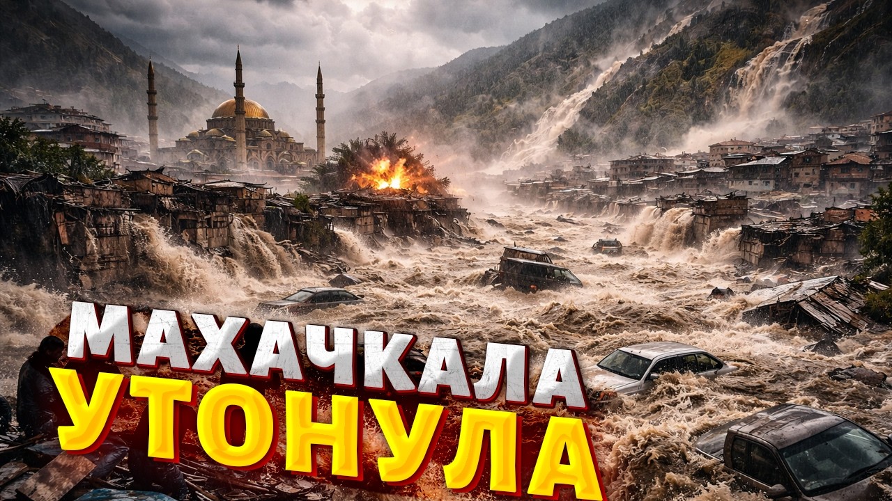 СЕЙЧАС! Страшный ПОТОП на Кавказе! Дагестан ушел на дно: власти наплевали на людей