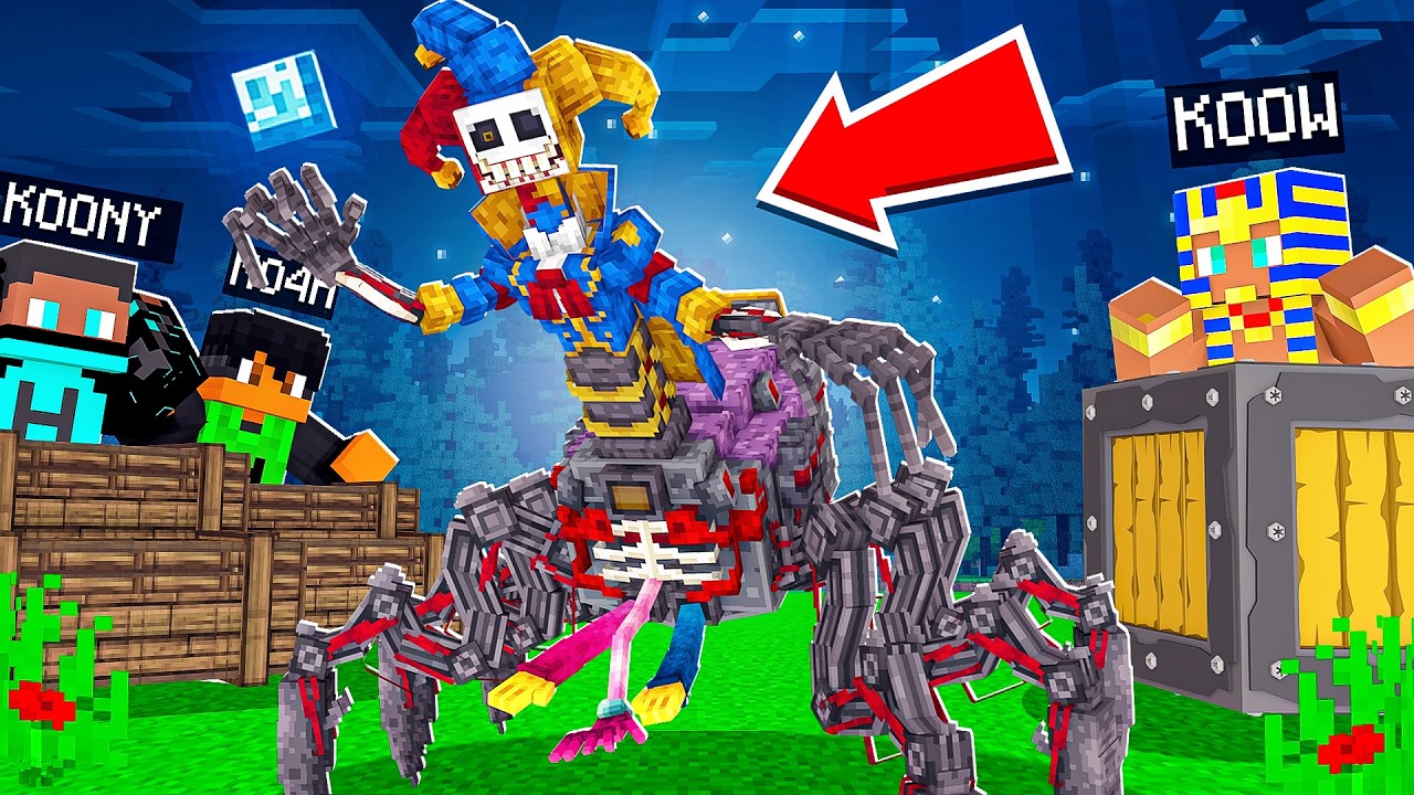 YOUTUBERS SE ESCONDERAM do PROTÓTIPO no MINECRAFT (Poppy Playtime 5)