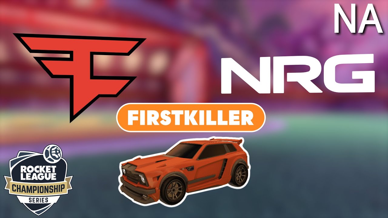 Firstkiller RLCS POV #163 - FaZe Clan vs NRG - G2 - Round 1 - NA Reg. 3 - Winter Invitational