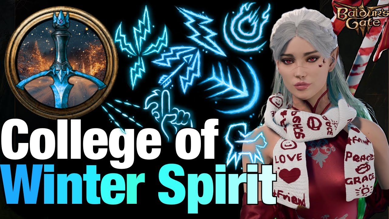 College of WINTER SPIRIT BARD Mod Build in Baldur's Gate 3