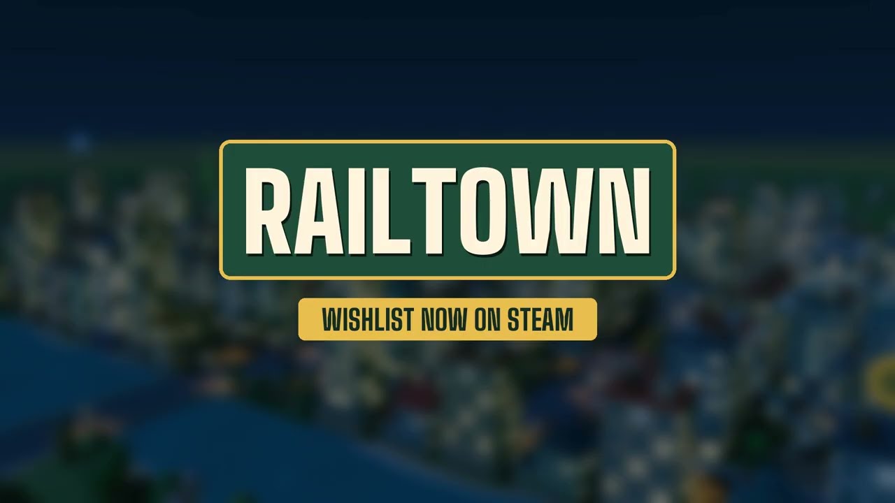 Railtown &ndash; Announcement Trailer | Cozy City Builder by the Railway