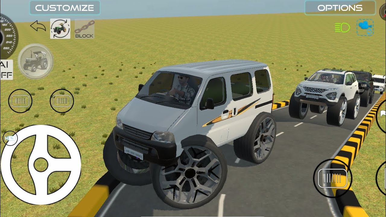 Drive Dumper and Unloading Stone From Dumper Truck in Game#fortuner #4x4#scorpio #thar #gameplaypt13