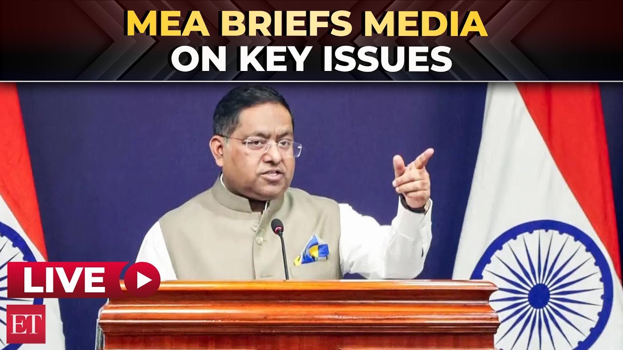 MEA Press Briefing LIVE: Indian seafarers rescue from MT Marivex | Hormuz | PoK tensions | West Asia