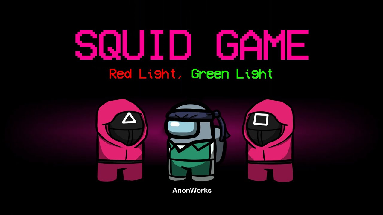 ИГРА SQUID в Among Us | Игровой процесс Red Light Green Light