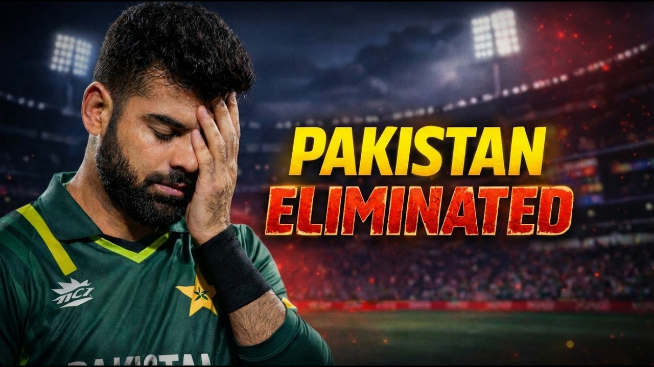 Heartbreak for Pakistan 😢 Super 8 se Elimination Explained!