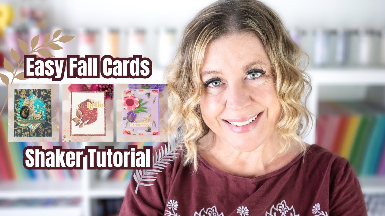 Fall Cards Tutorial Using NEW Spellbinders Woodland Tales