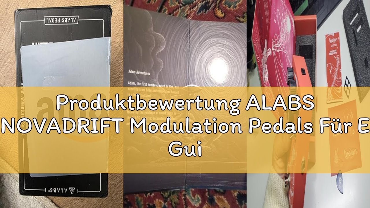 Produktbewertung ALABS NOVADRIFT Modulation Pedals Für E Guitar, Gitarren Pedal mit 9 Stereo Mod Eff