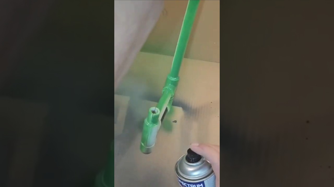 Spray painting pp tube #shorts
