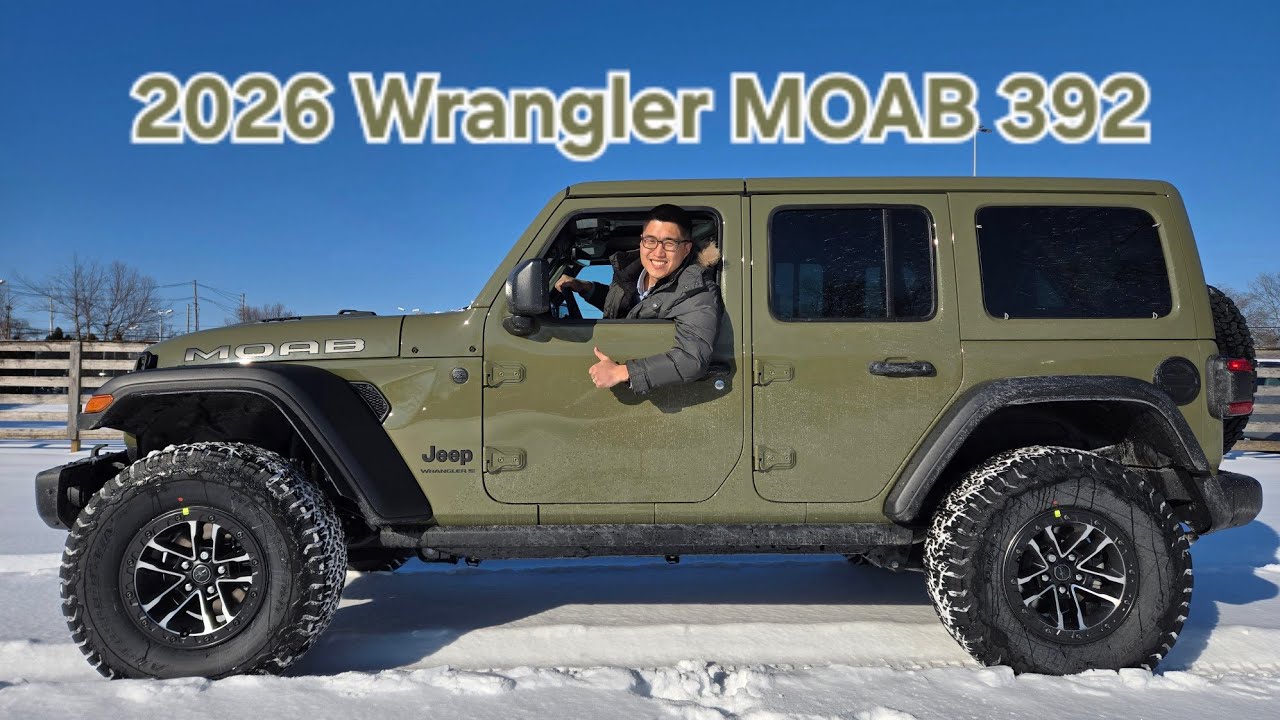 ПЕРВЫЙ ВЗГЛЯД: Jeep Wrangler MOAB 392 2026 года в цвете '41!