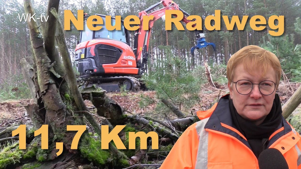 Neuer Radweg ab Wittstock - Verbindung von 11,7 Km nach Griebsee wird für Bauarbeiten vorbereitet