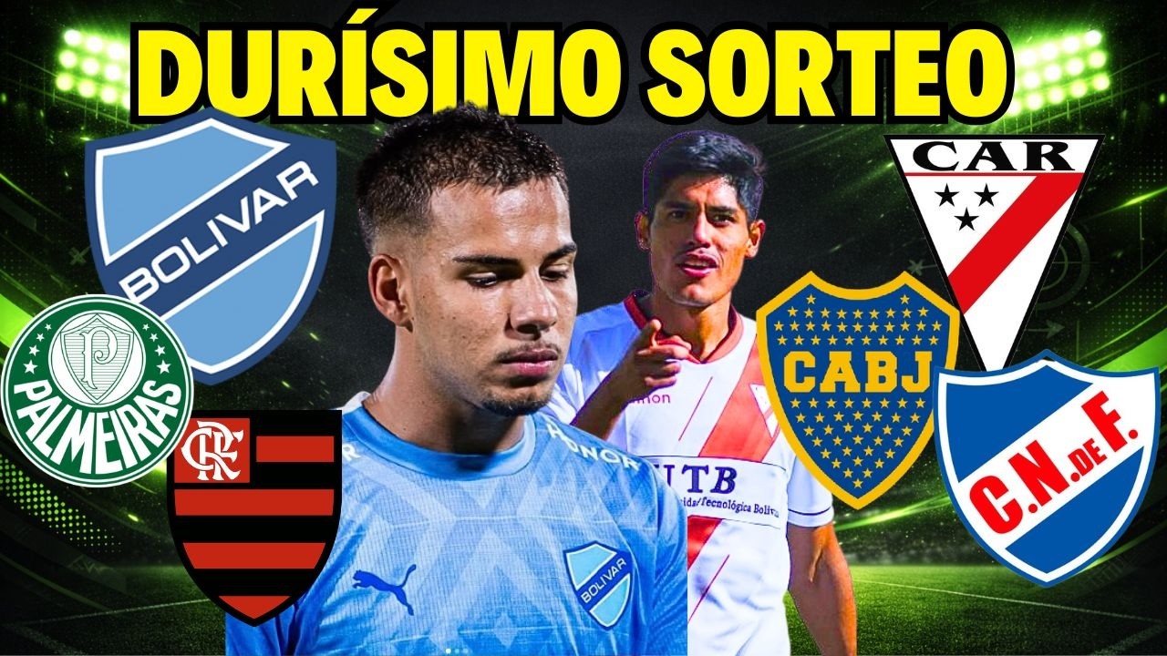 BOLÍVAR vs FLAMENGO OTRA VEZ! 😡 ALWAYS READY vs BOCA JUNIORS 🏆 SORTEO COPA LIBERTADORES 2026