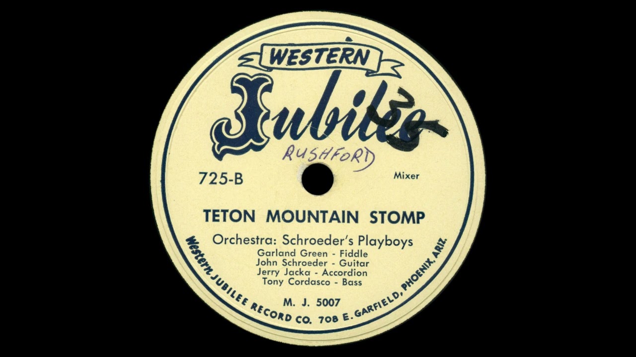 Schroeder's Playboys: Teton Mountain Stomp (1955)