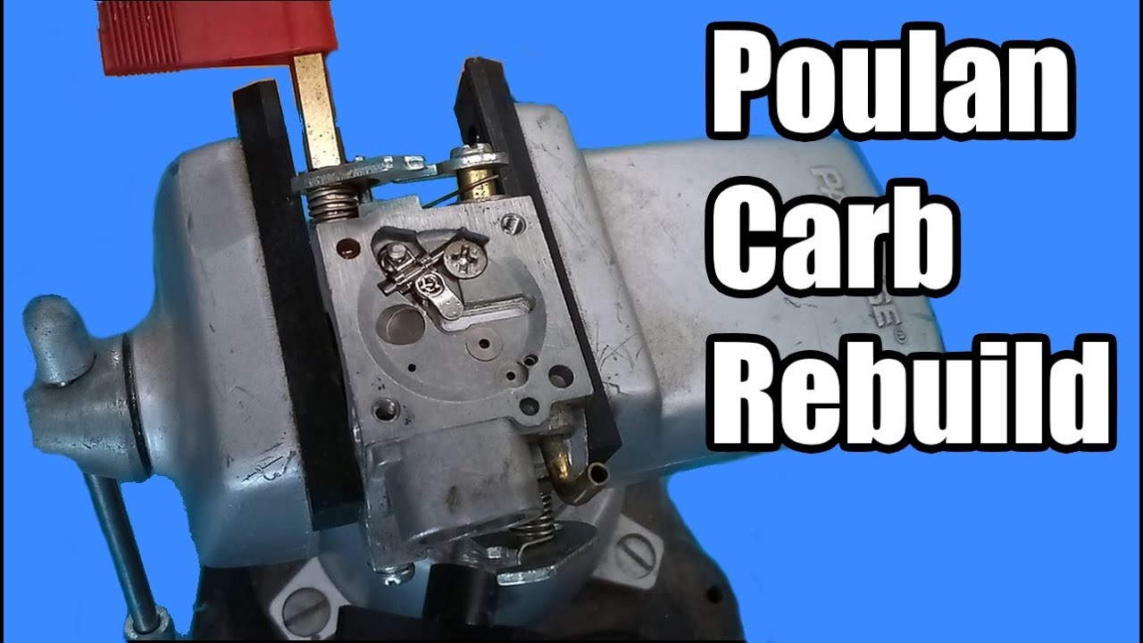 Poulan PPB250E String Trimmer Carb Rebuild & Fuel Line Replacement