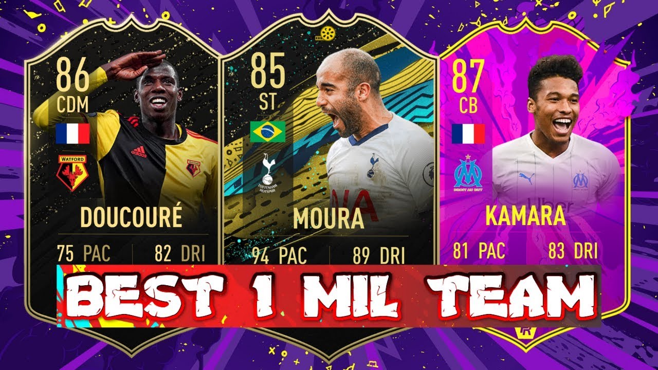 AMAZING 1 MILLION COIN HYBRID FIFA 20! | FIFA 20 1 MILLION COIN SQUAD BUILDER!
