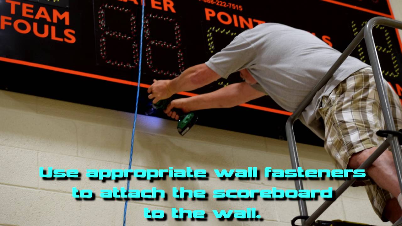 Indoor Scoreboard Installation Video