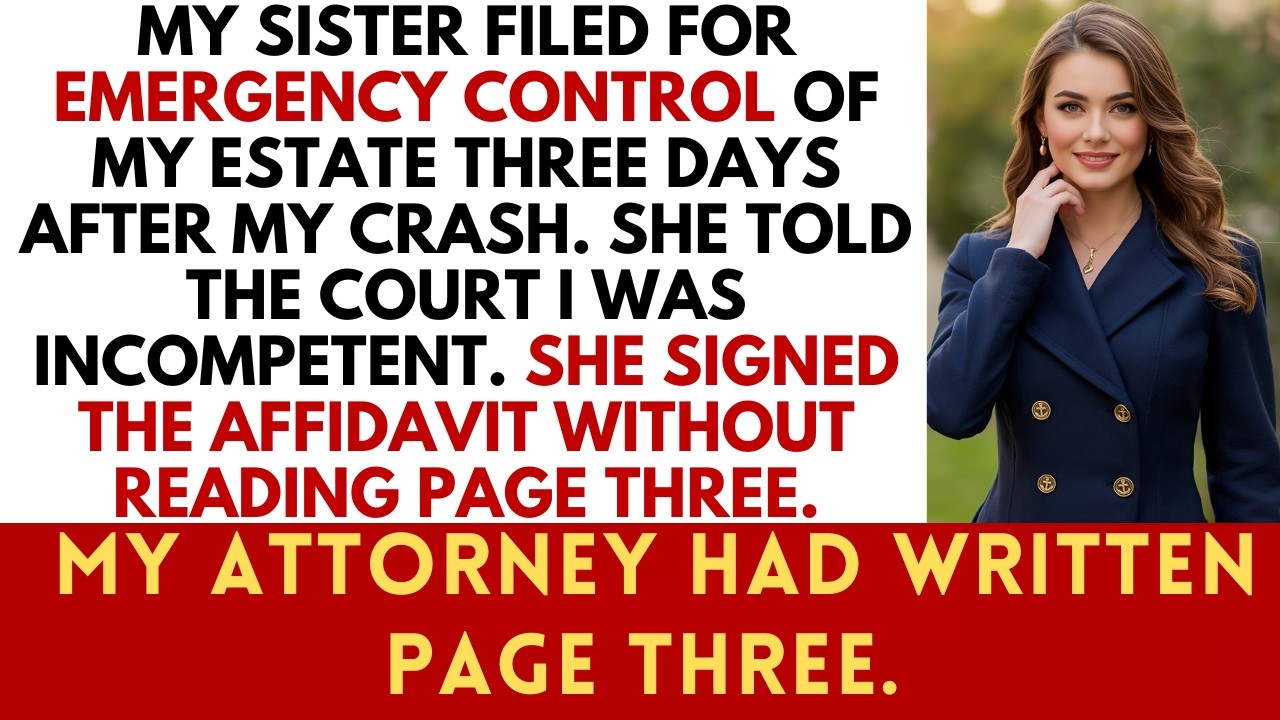 My Sister Cut My Brakes And Filed For My Estate — The Judge Read Fifteen Years