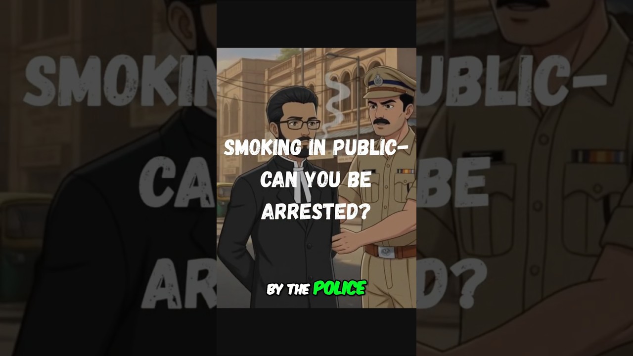 Caught Smoking in Public? Can Police Arrest You? 🚬 #india  #law #cigarette #indianews