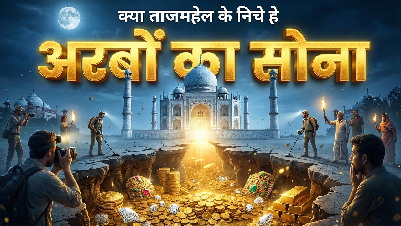 ताजमहल के नीचे मिला अरबों का सोना: सच या झूठ? | Taj Mahal | Shocking Facts | 22 Rooms