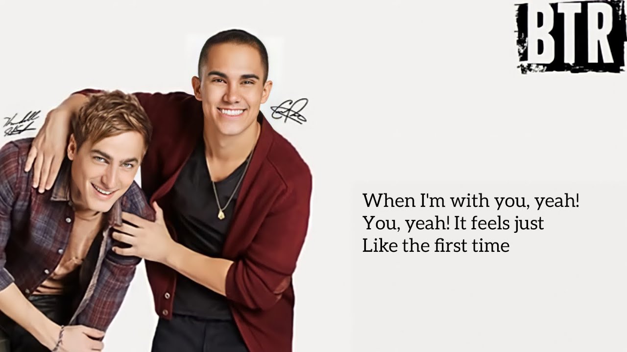 Big Time Rush - First Time (Lyrics)