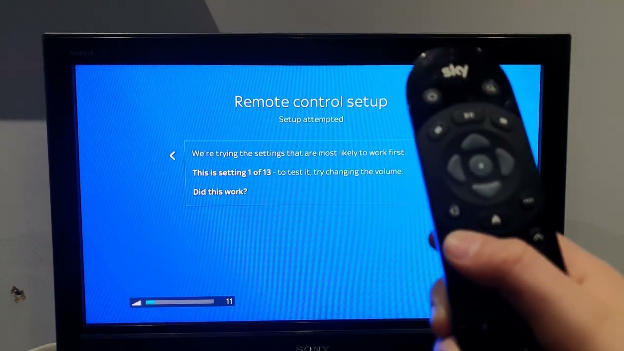 Как управлять громкостью и питанием телевизора с помощью пульта ДУ SKY Q 2024