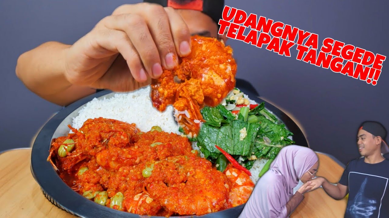 ISTRI ORANG JAWA MASAKIN UDANG BALADO PADANG JUMBO!!