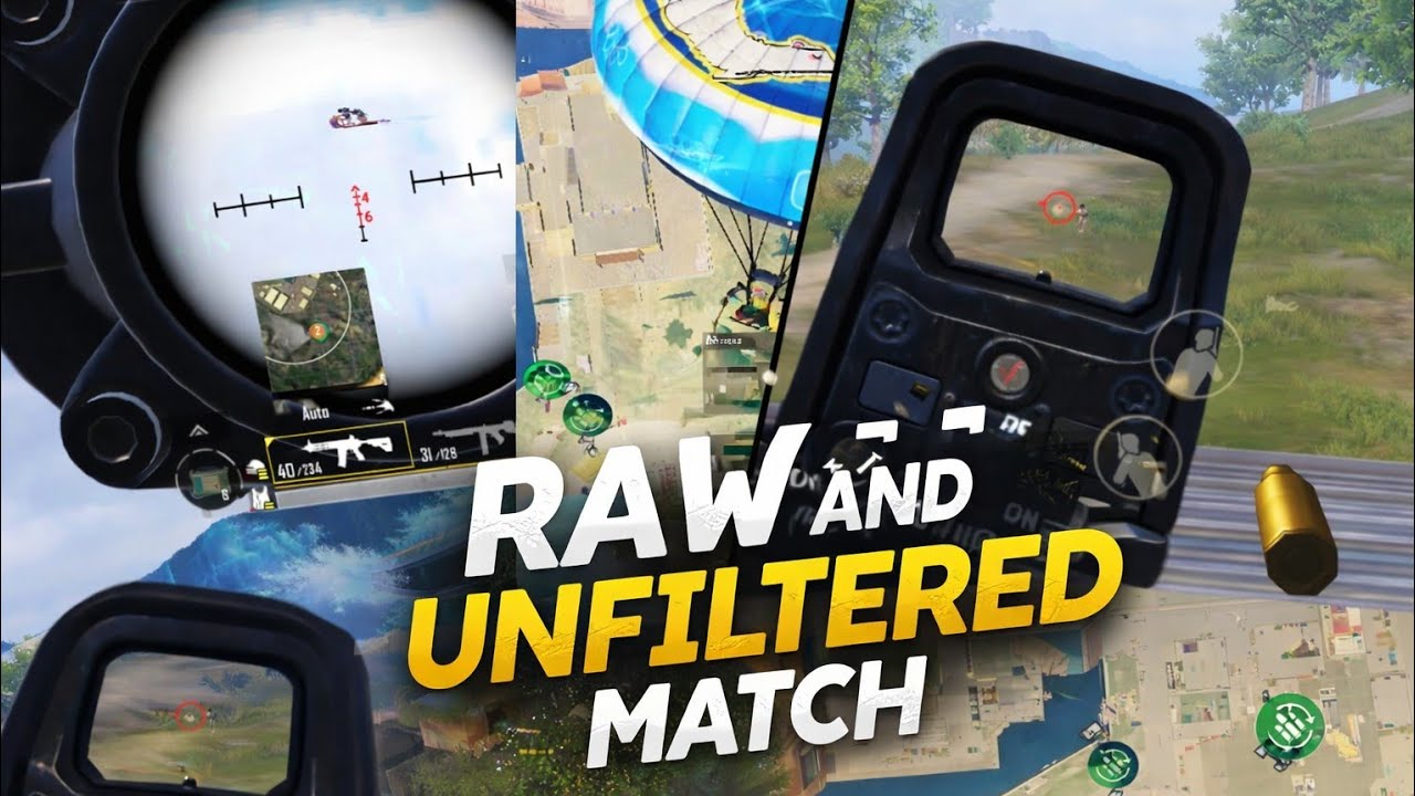 Raw and Unfiltered new event match in BGMI .