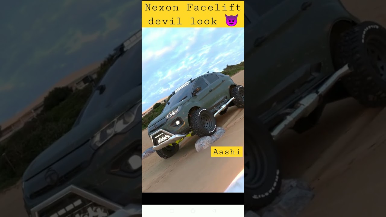TaTa nexon big monster truck look like a 😈 devil🔥❤️