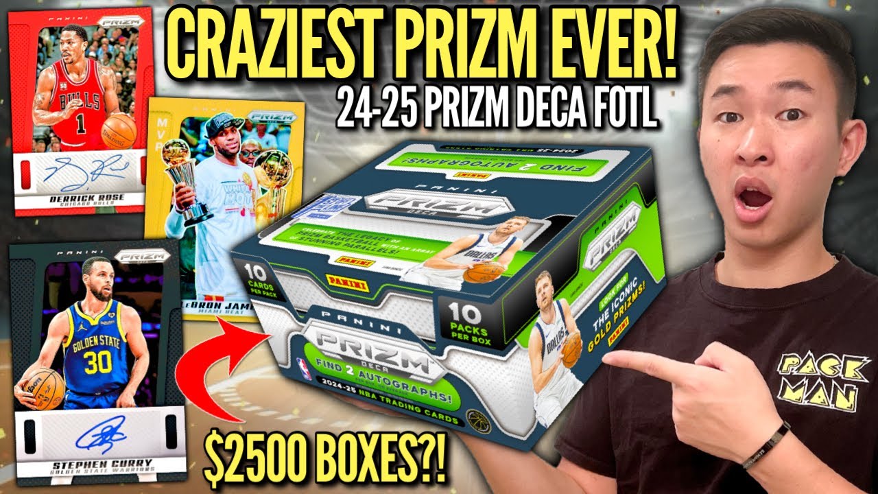 THE CRAZIEST PRIZM BOXES EVER (BOOM)?! 😱🔥 2024-25 Panini Prizm Deca Basketball FOTL Hobby Box Review