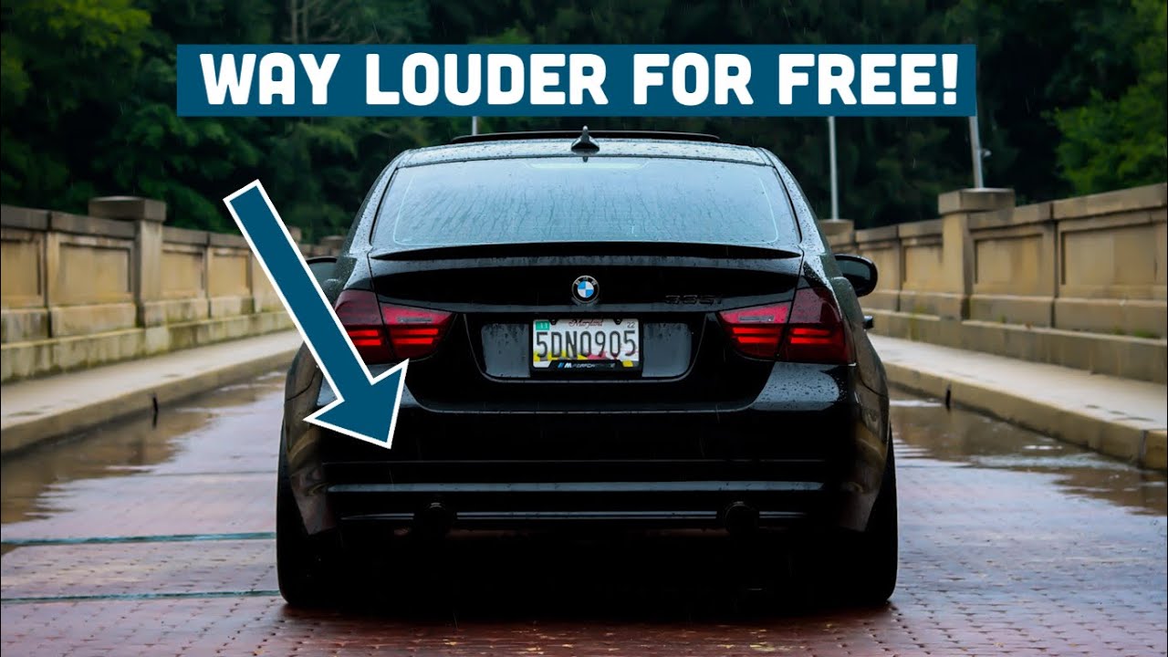 Сделайте свой стандартный выхлоп громче БЕСПЛАТНО!!! | BMW 335i E9X
