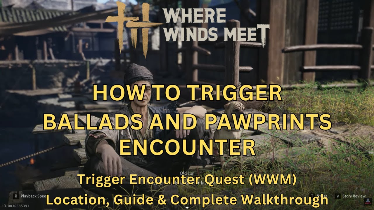 How to Trigger Ballads and Pawprints Encounter | Where Winds Meet | Location & Guide | Step by Step