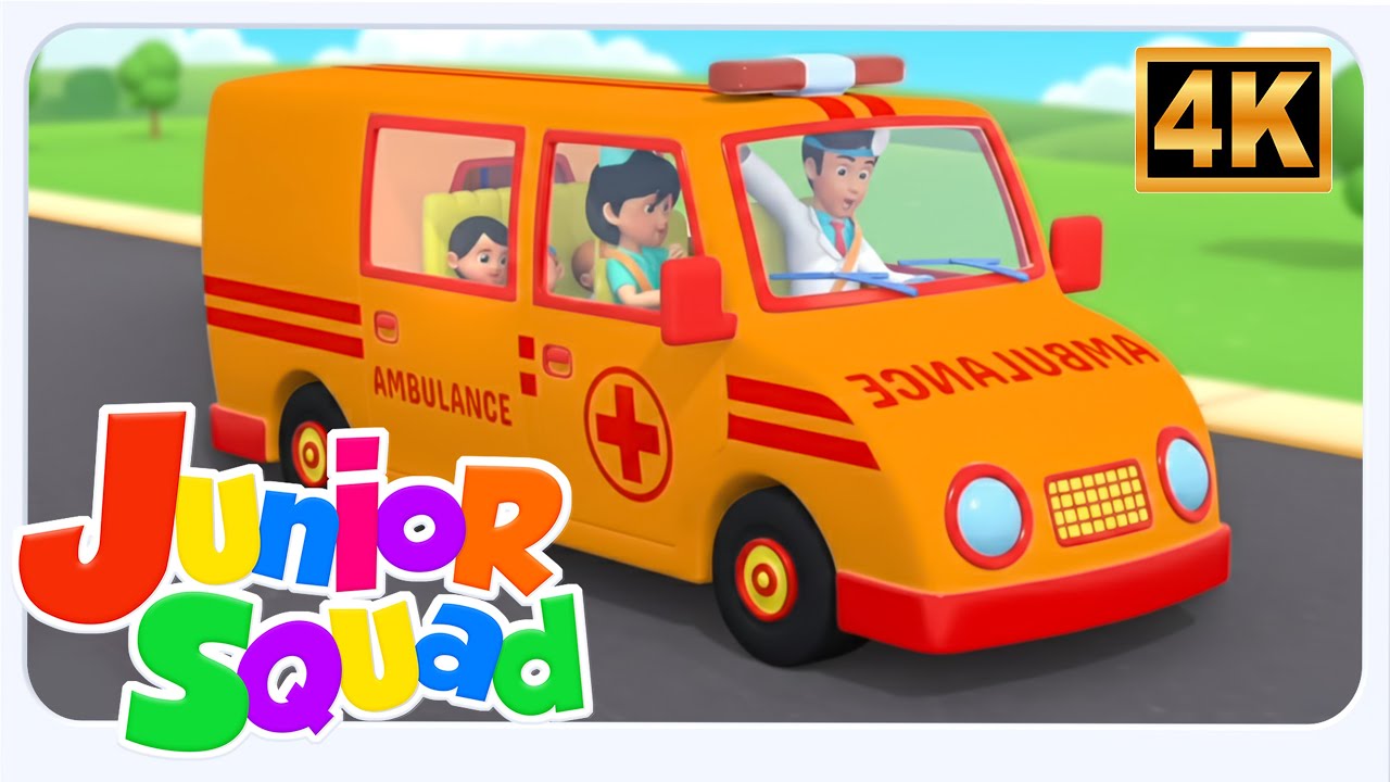 Rodas na Ambulância Canção + Coleção de Rima Infantil para Crianças