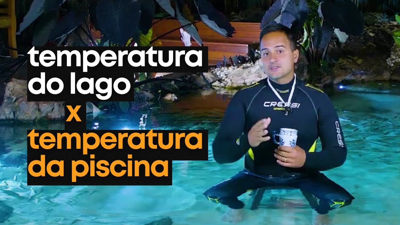 LAGOS COM ROCHAS X PISCINAS COM AZULEJO| As rochas naturais influenciam na temperatura da água?