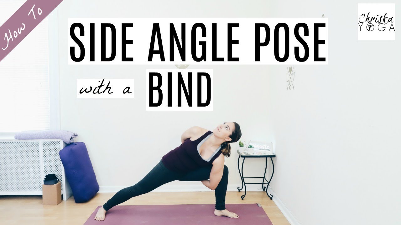 Side Angle Pose With A Bind Tutorial | Utthita Parsvakonasana | #FallForYoga Challenge