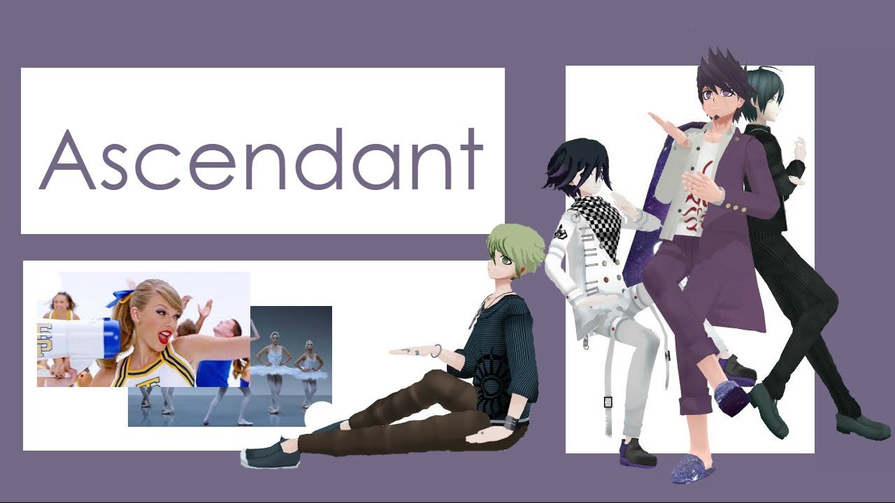 Shake It Off  Kokichi Oma / Saihara, Amami and Momota〚 MMD 〛Ascendant