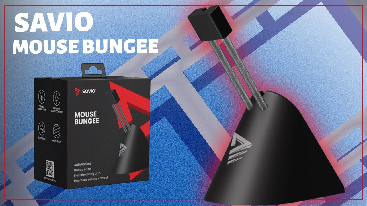 Jak poskromić kabel od myszki? Przyda się ten gadżet - Savio Mouse Bungee [RECENZJA]