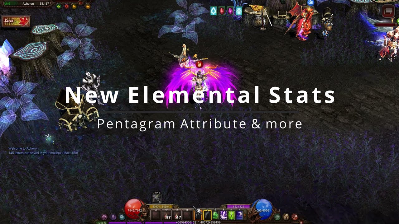 New Elemental Stats, Mastery Errtel & Pentagram Attribute -  MU online Season 16.1.3
