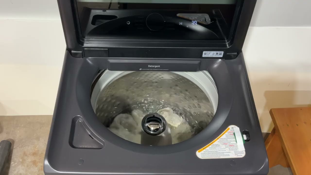 LG WT8405CB Washer - BBQ Sauce Test (Deep Wash Cycle)