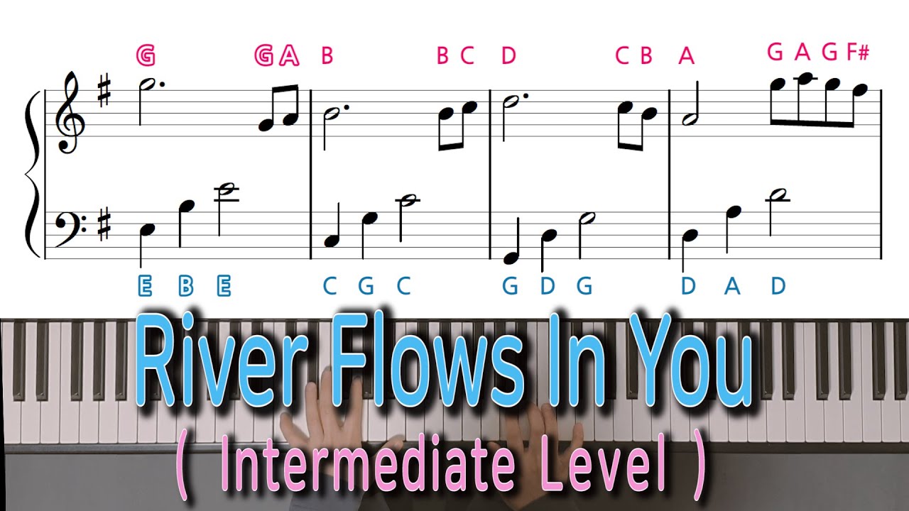 River Flows In You (Intermediate Level) - Yiruma (Piano cover)