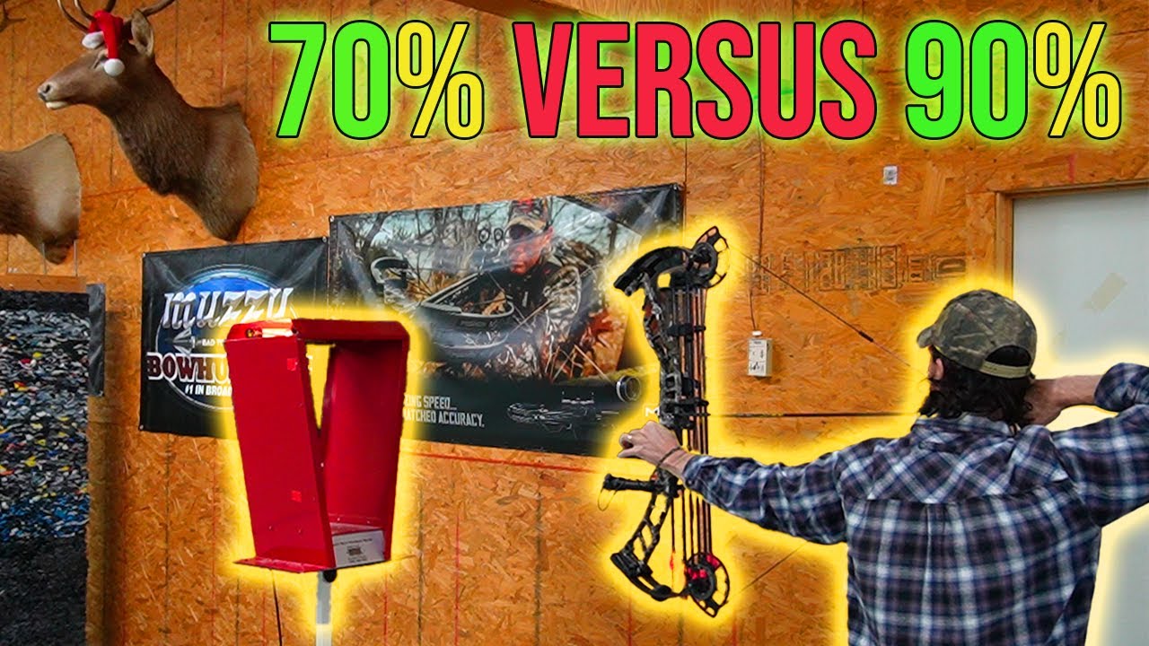 Does shooting LESS LET OFF get you MORE SPEED? An archery test!