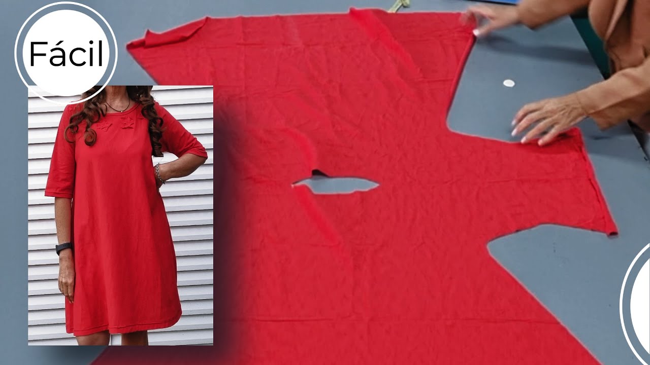 VESTIDO SUPER FÁCIL- SIN MOLDE EN PAPEL- Fabiana Marquesini - 443