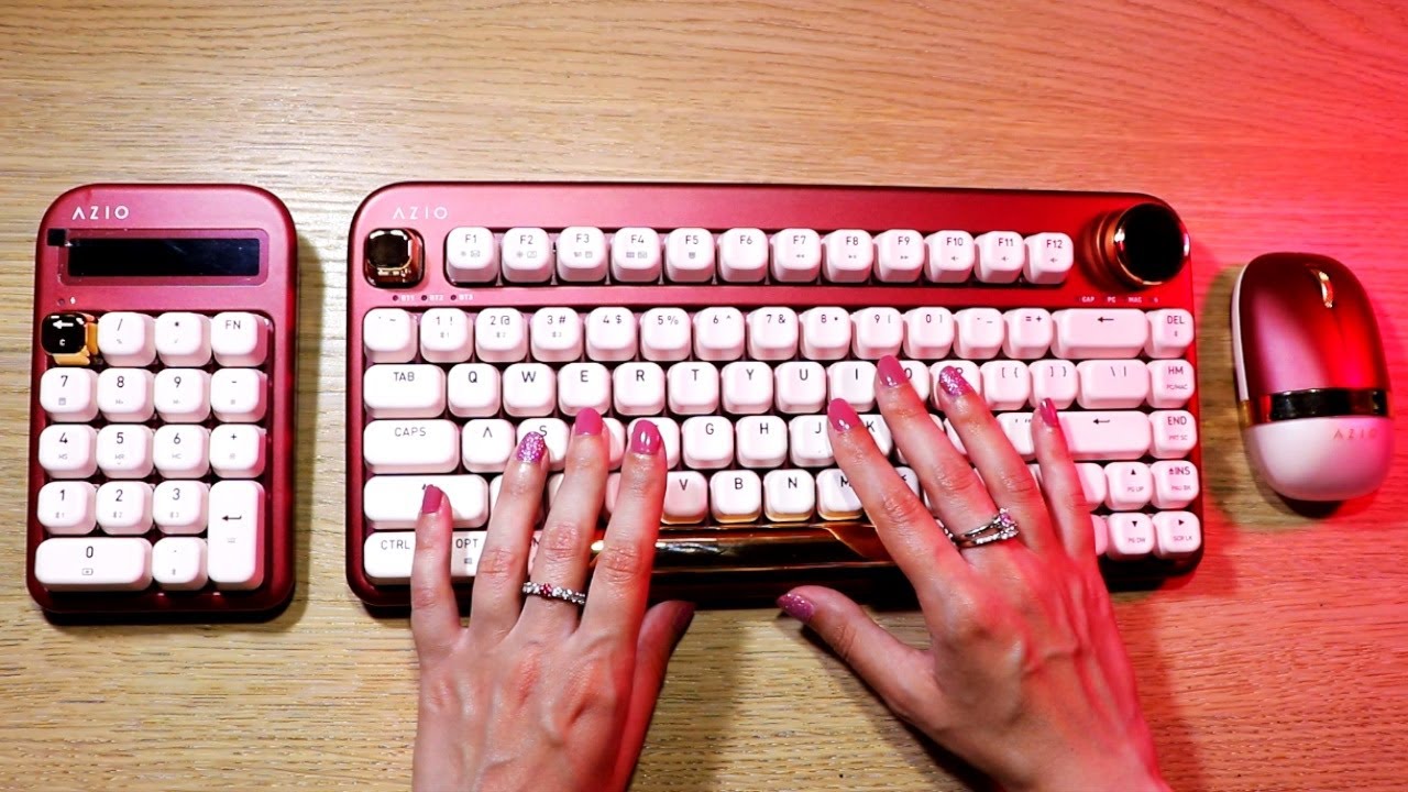 ASMR Unboxing y Sonidos de TECLADO MECANICO ♥ | AZIO Keyboard